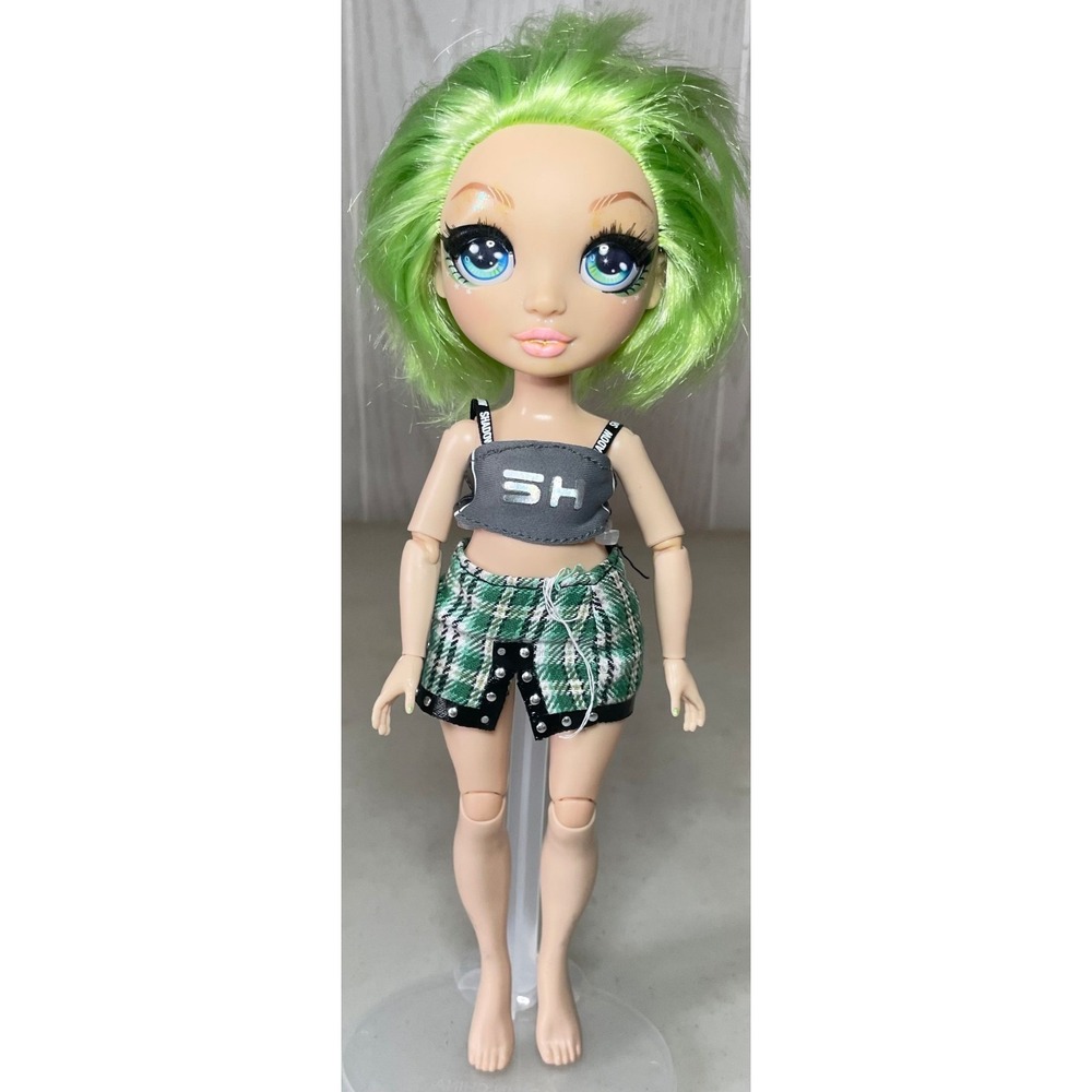Rainbow High Winter Break Jade Hunter 10" Fashion Doll Green Hair Cut Incomplete
